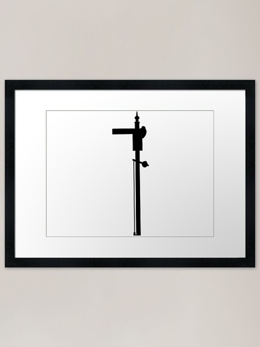 Steam train signal silhouette - signal,