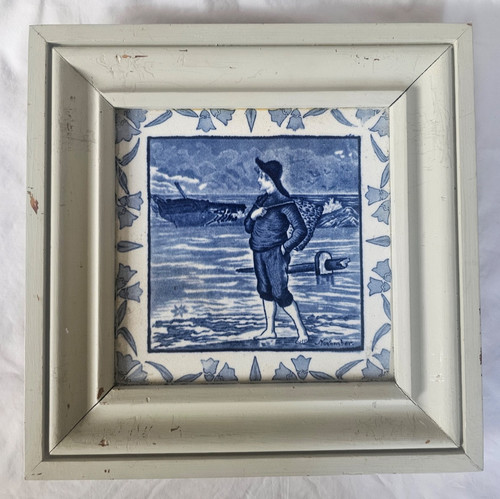 Antique wedgwood inch tile - wedgwood,