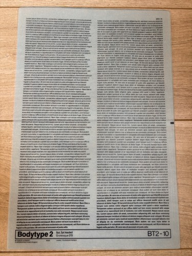 Letraset letter transfer - 1,