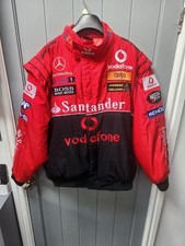 Mercedes-Benz Mobil Team Vodafone Embroidered Jacket UK Size L RED/BLACK (25)