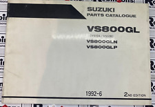Genuine Suzuki Parts Catalogue VS800GL 1992-1993 Model Years 9900B-30088-010