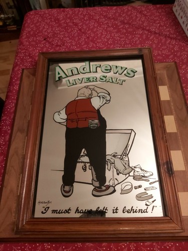Wooden framed vintage andrews - wooden,