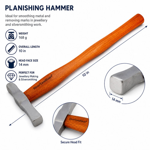 Planishing hammer 10in 168g - planishing,