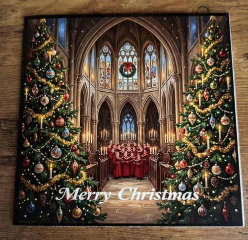 Church choir christmas - church,