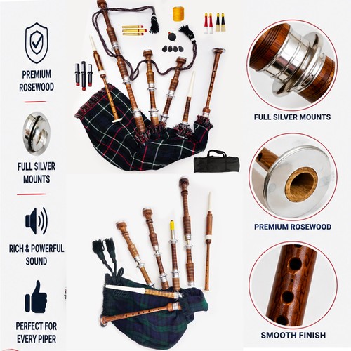 Scottish highland bagpipes - scottish,