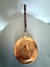 Antique copper bed - warming, pan