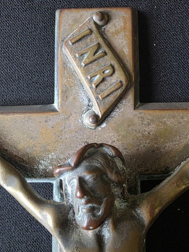 Antique religious bronze - , brass