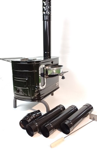 Small wood stove - with, oven