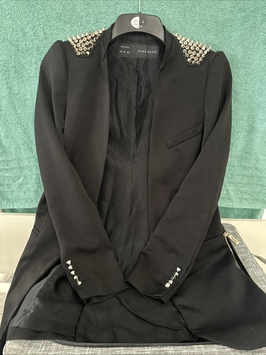 Zara spike embellished black - zara,