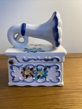 Vintage Phonograph Hinged