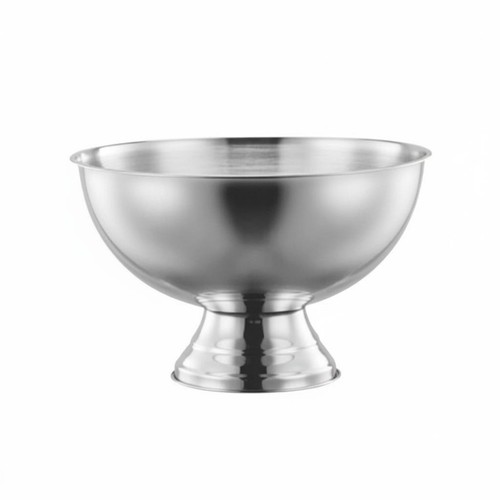 Pedestal punch bowl stainless - pedestal,
