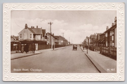 Cleveleys beach road street - beach,