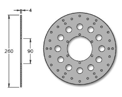 Igm silver front - front, disc