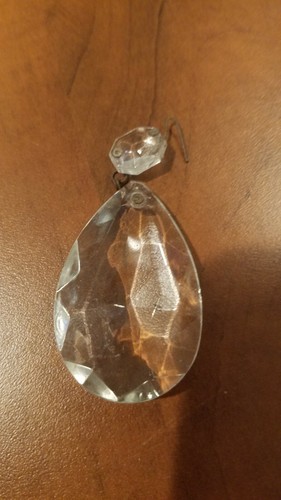 Vintage crystal glass prisms - crystal,
