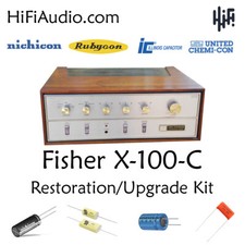 Fisher x100c tube amplifier