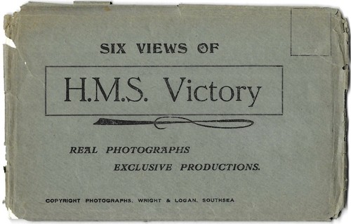Hms victory real photo - hms,