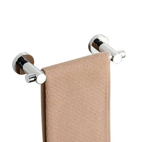 Chrome towel rail - towel, wall