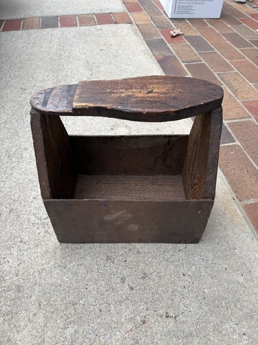Wood antique shoe - , box