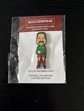 Liverpool FC Pin Badge - Bruce Grobelaar Soccer Pins Rare