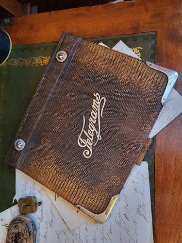 Vintage late 19th cent leather