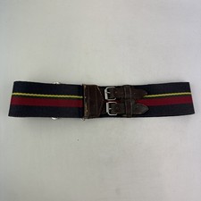 British Army Royal Marine Stable Belt With Double Leather Buckle