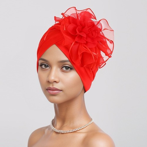 Elegant floral bow - bow, hat