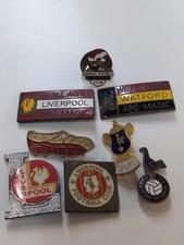 VINTAGE COLLECTION ENAMEL FOOTBALL SOCCER BADGES