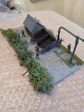 OO Gauge scenic Diorama Of Coal Staithes And Water. People Are Included.