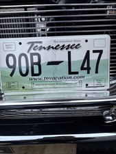 American License Plate Tennessee The Volunteer State 90B-L47 