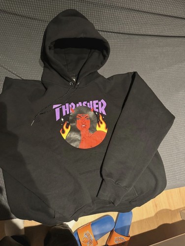 Thrasher roja hoodie - thrasher,