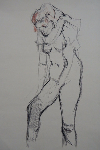 Drawing female stockings woman - drawing,