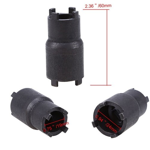 Socket coupling slotted nut - coupling,