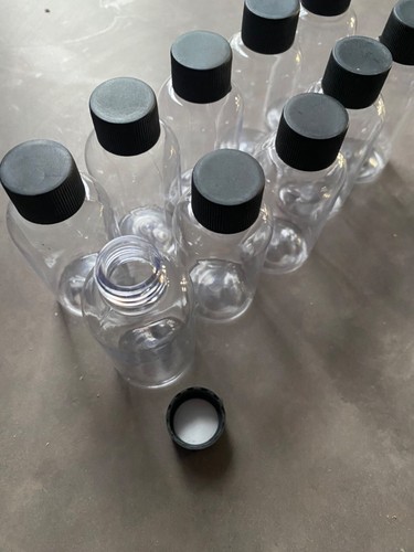 New empty plastic clear - new,