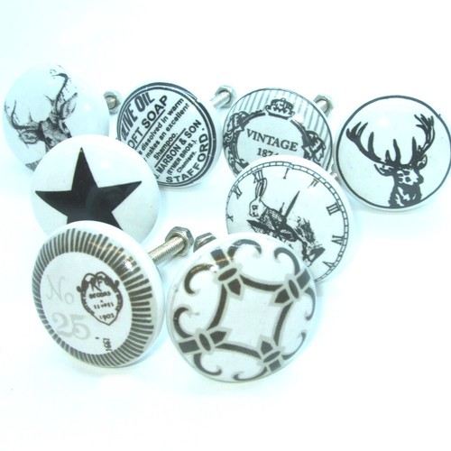 Sets ceramic knobs drawer - 8,