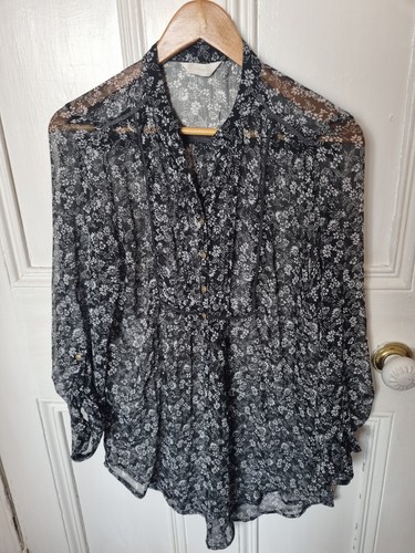 Bhs black white - &, floral