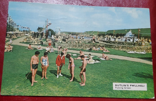 Butlins pwllheli postcard - butlins,
