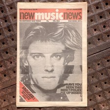 NEW MUSIC NEWS MAGAZINE JULY 5th 1980 POLICE JAGGER SOFT BOYS UB40 in XLNT COND