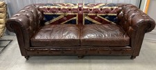 Rebel Union Jack Motif Leather