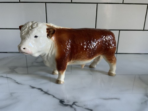 Melba ware bull figurine - ware,