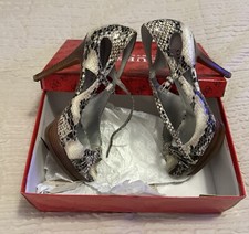 Guess Snake Print High Heels