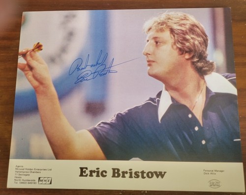 Eric bristow signed - signed, 8
