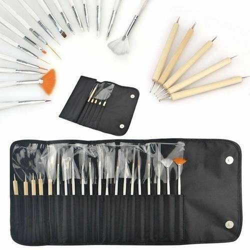 20pcs nail art - nail, brushes