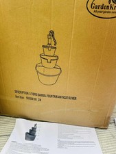 3 Tier Wooden Effect Barrel +