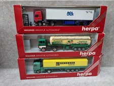 HERPA HO / 1:87 JOB LOT OF  TRUCKS .