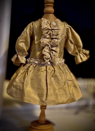 Vintage raw silk lace - lace, doll