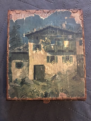 Vintage trinket box - trinket,