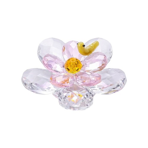 Crystal flower with - flower, insect