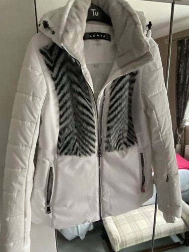 Ladies white luhta ski jacket - luhta,