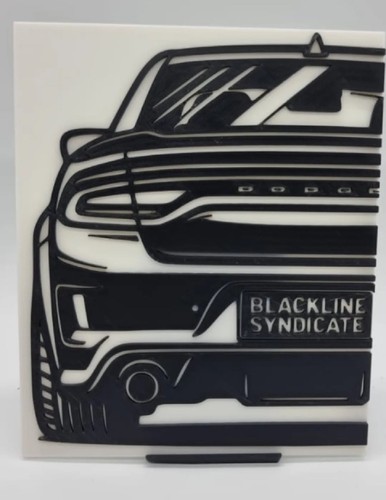 Wall art dodge charger - wall,