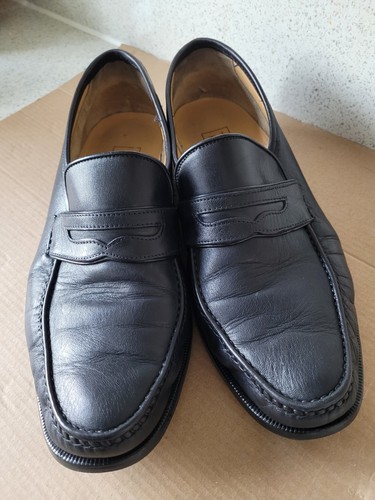 Loake mens black - black, italian